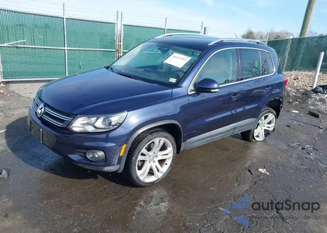 2016 Volkswagen Tiguan Sel из США, поврежденный, VIN WVGAV7AX2GW591994